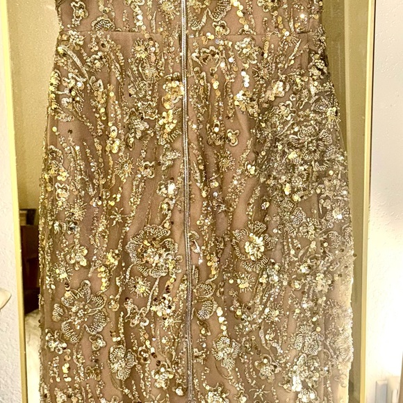 Bronx and Banco Silver Sequin Maxi Dress - Picture 3 of 7